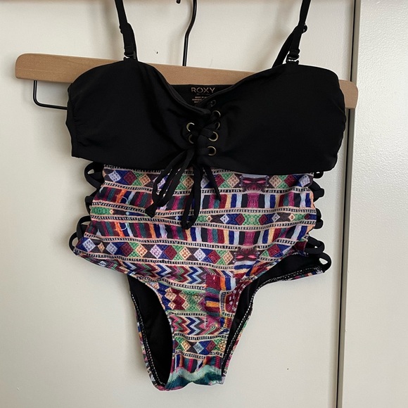 Roxy Cuba 🇨🇺 bikini xsmall high waisted - Picture 1 of 10